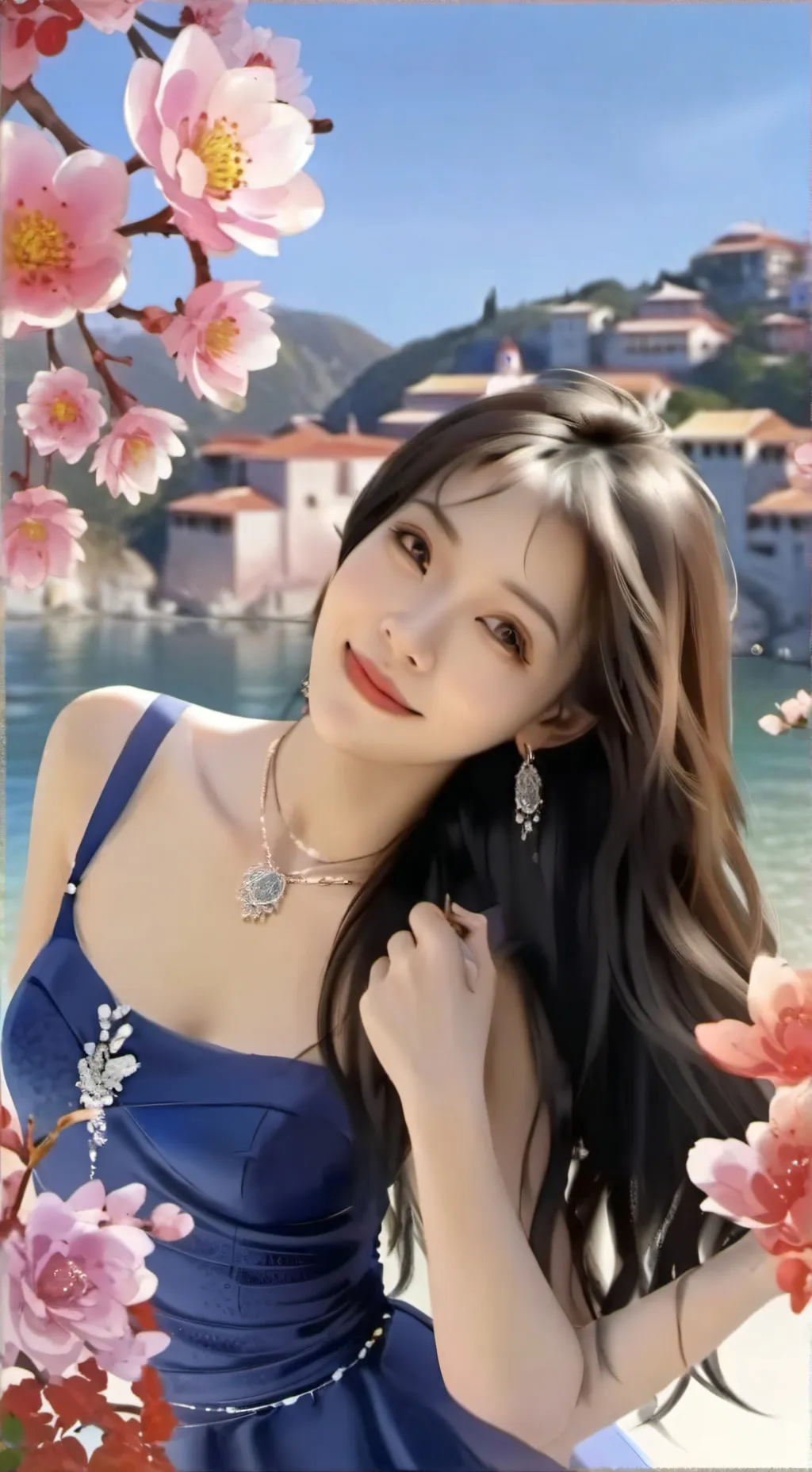 ai character: Nayeon  background