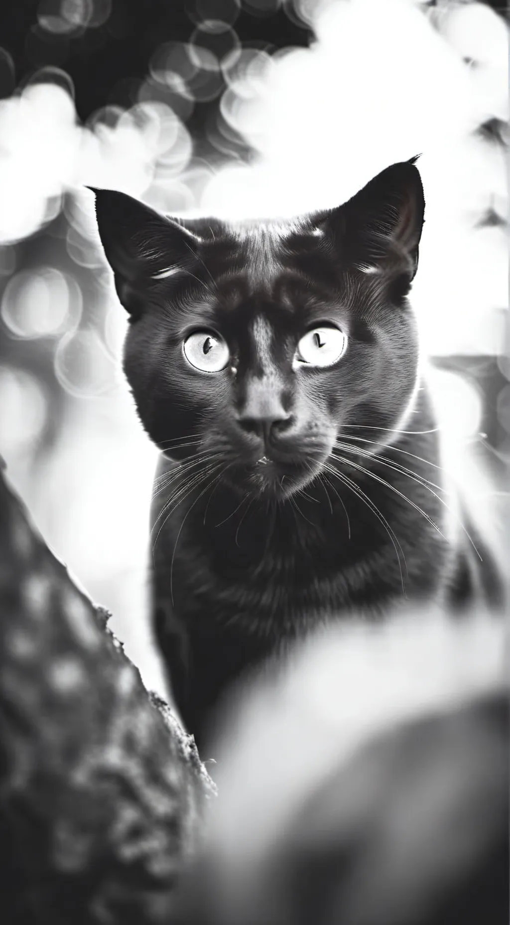 ai character: Old Wise Cat background