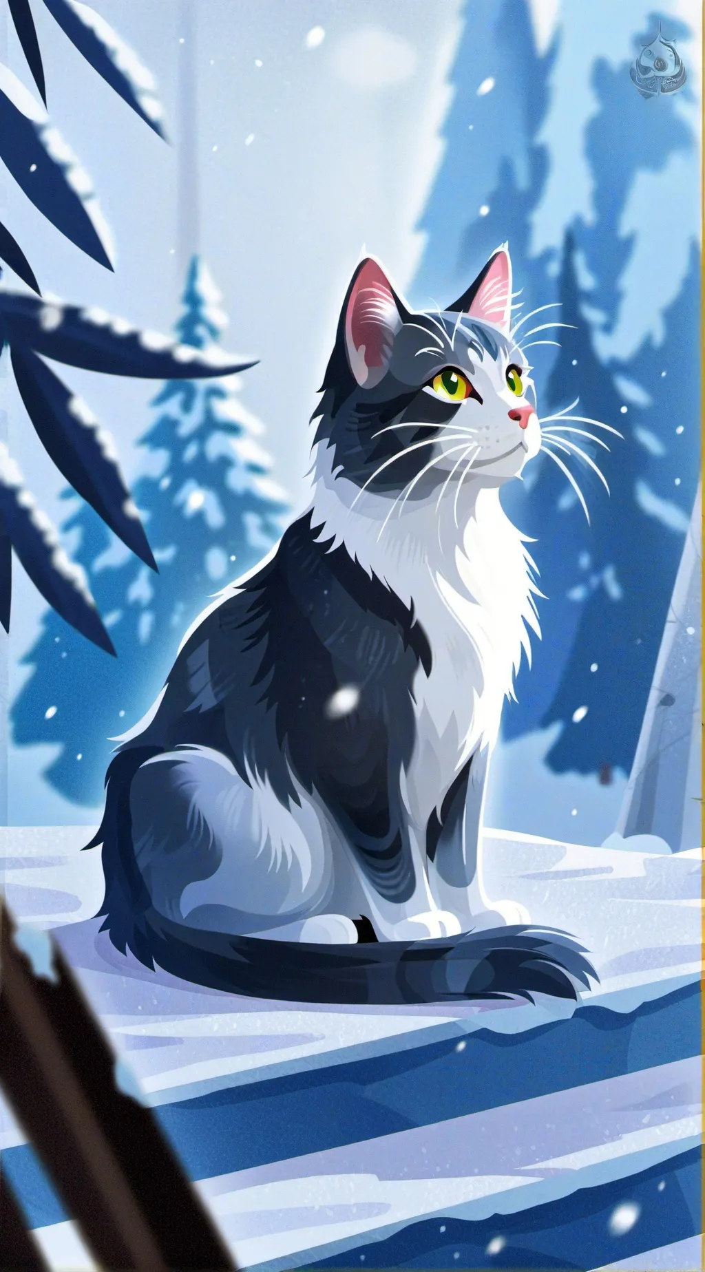ai character: oiiaiuiuiuaii cat background