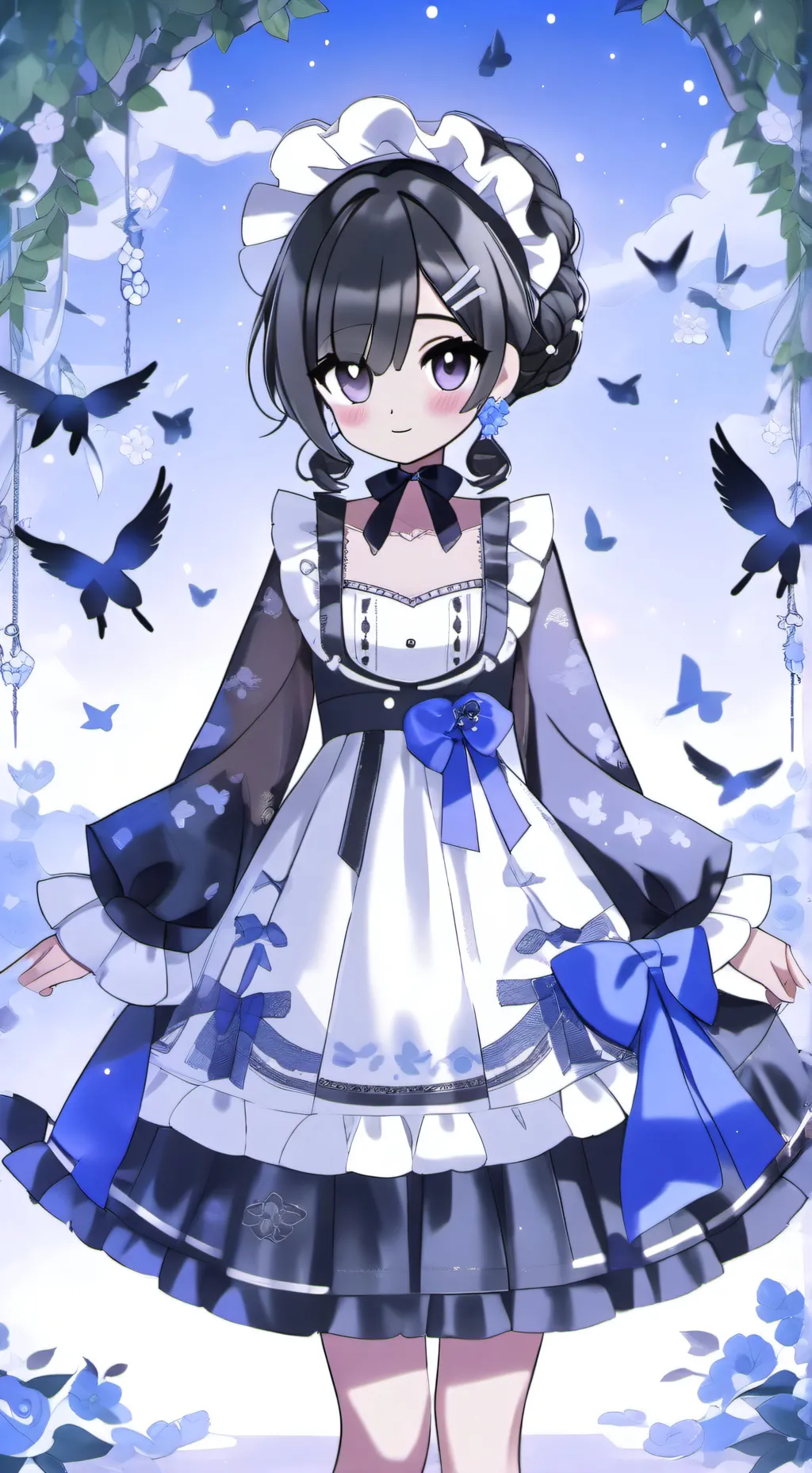 ai character: 🎀wenda World 🎀  background