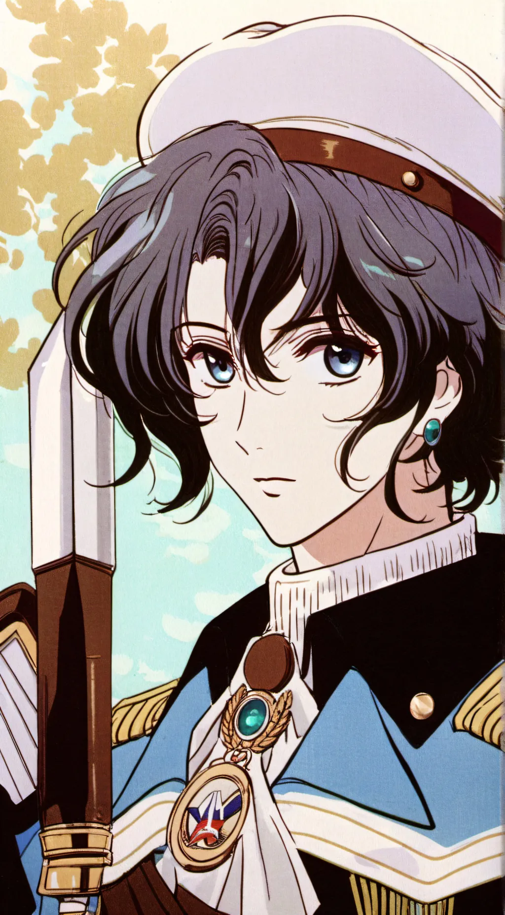 ai character: I LEFT MY HOME  background