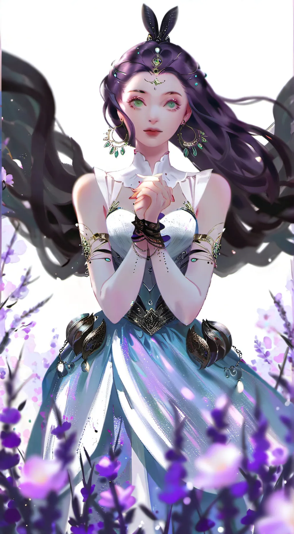 ai character: Kpop demon hunters background