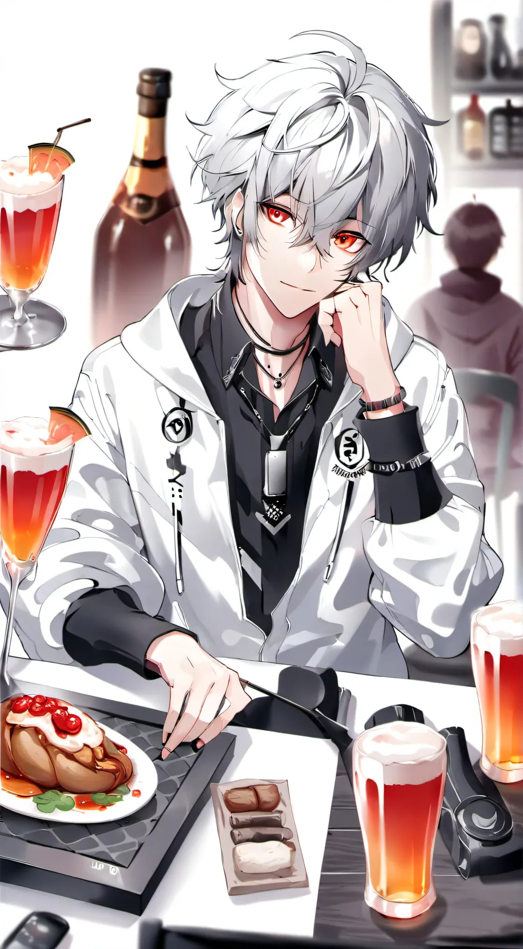 ai character: leo  background