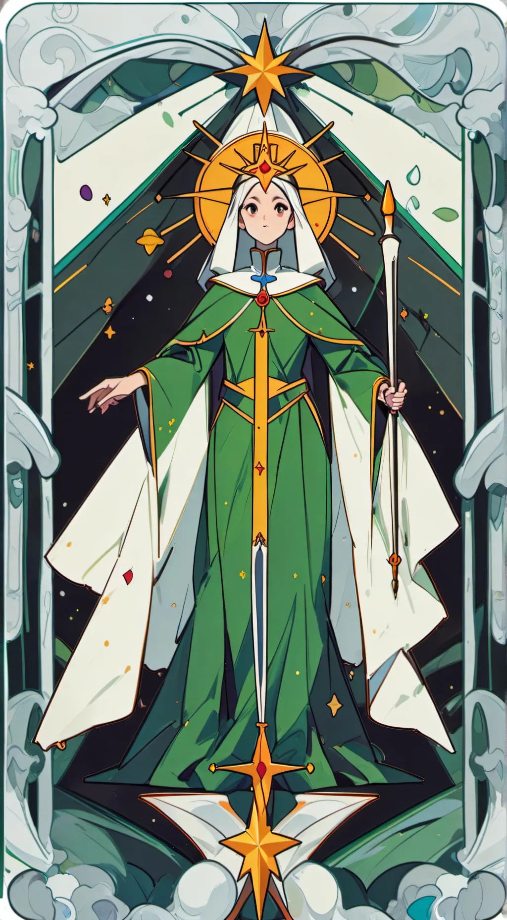 ai character: black  background