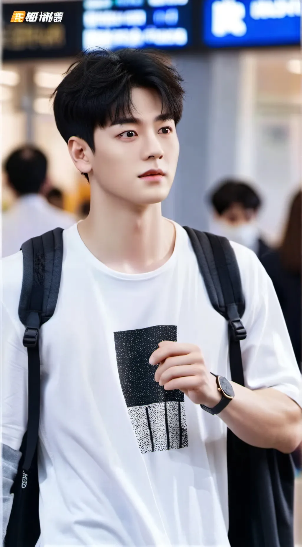 ai character: David 💢👀 background