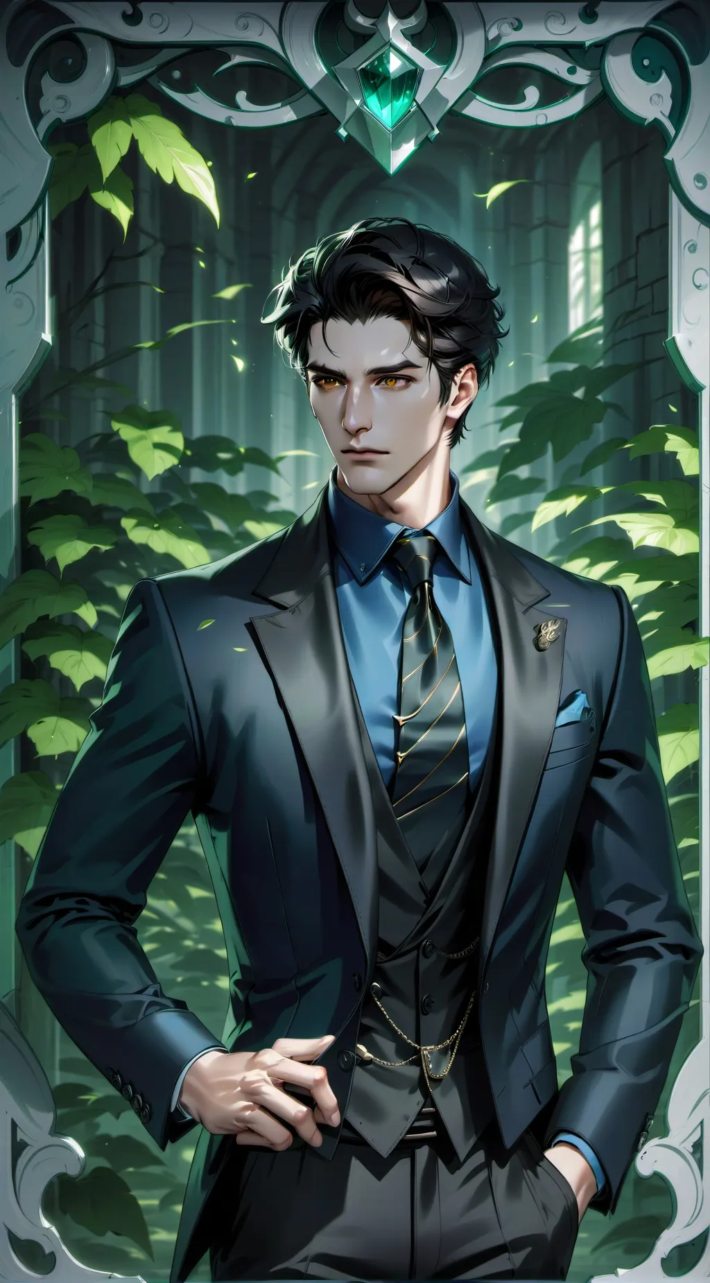 ai character: mafia boss background