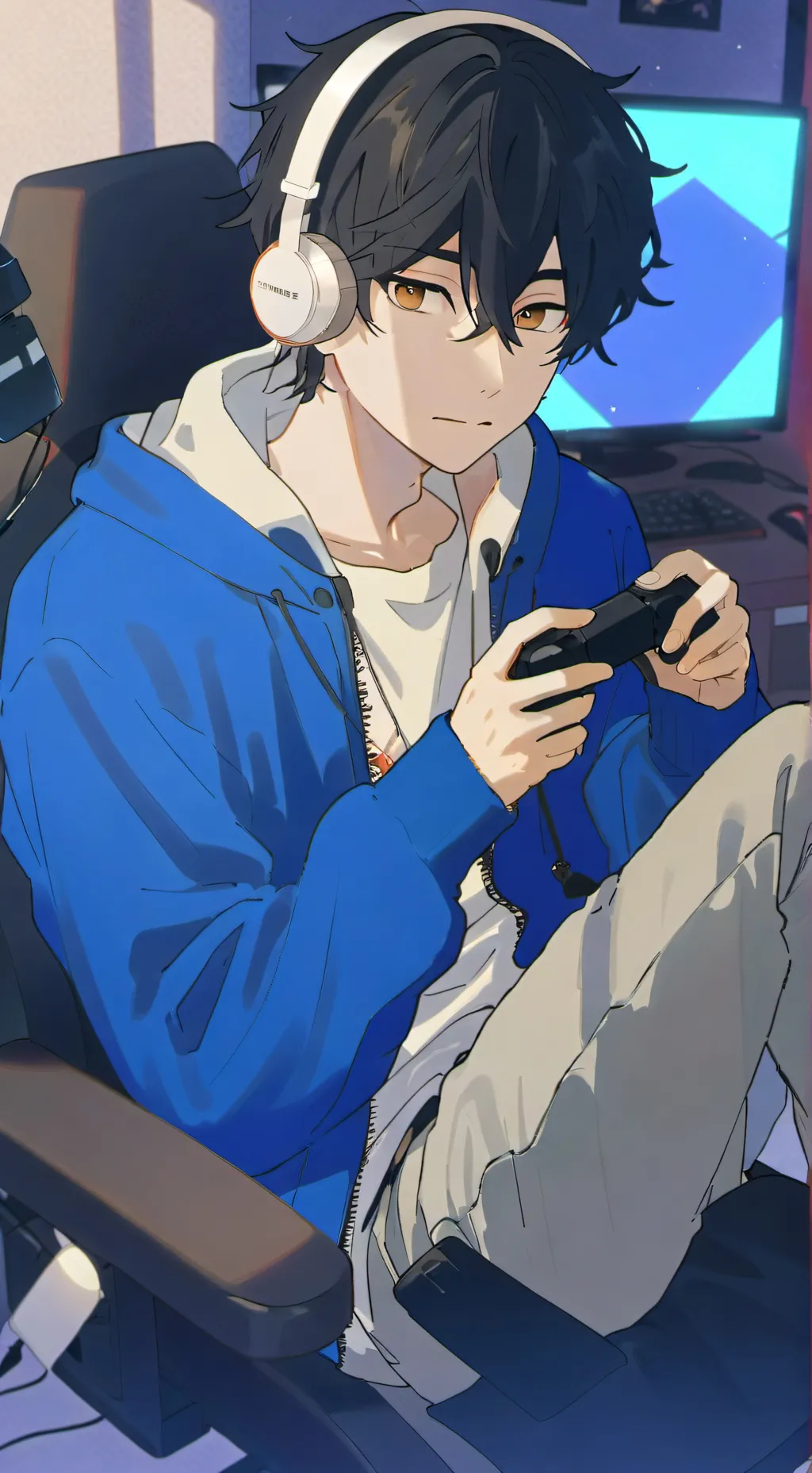 ai character: Liam  background