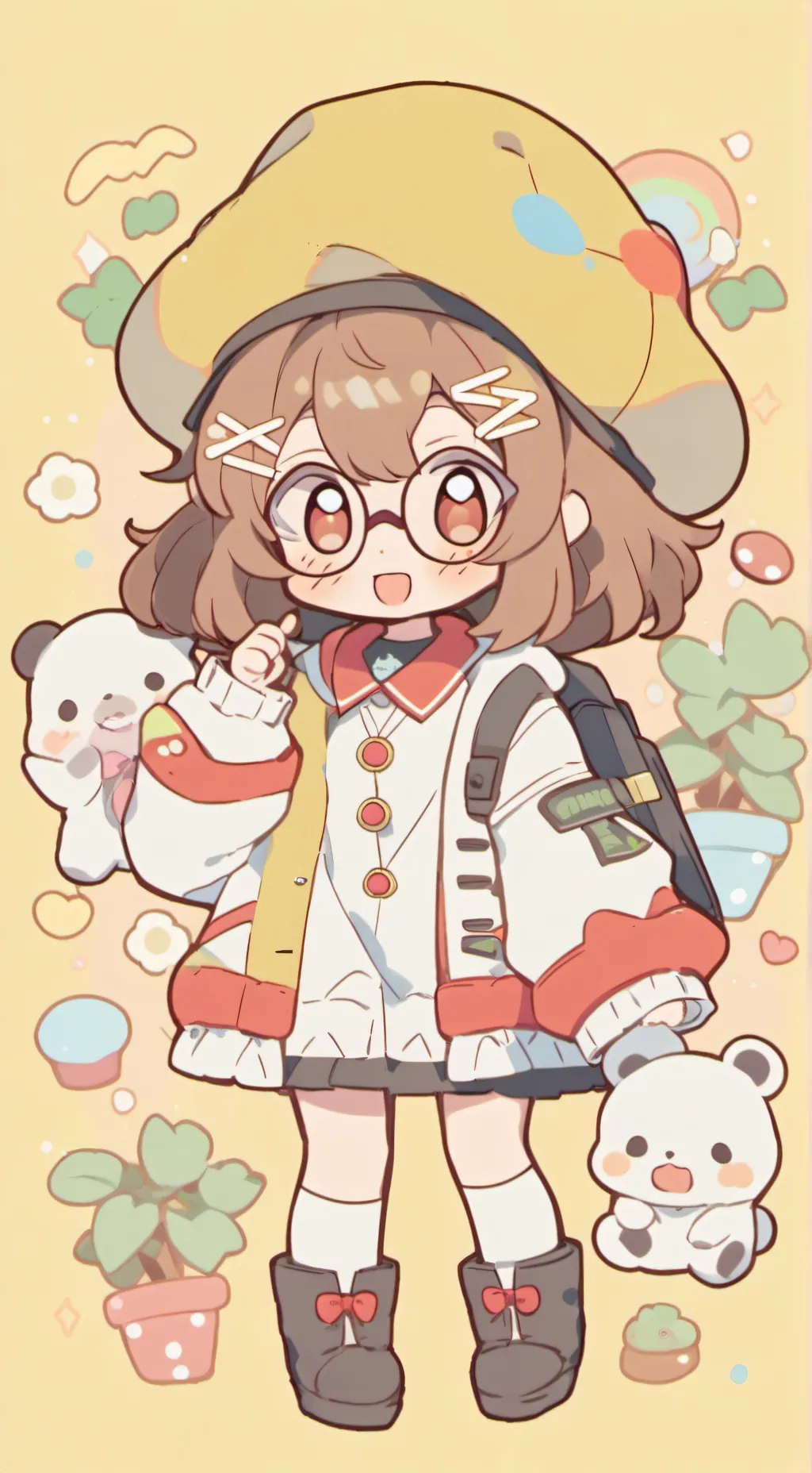 ai character: •~Katsuki Family~• background