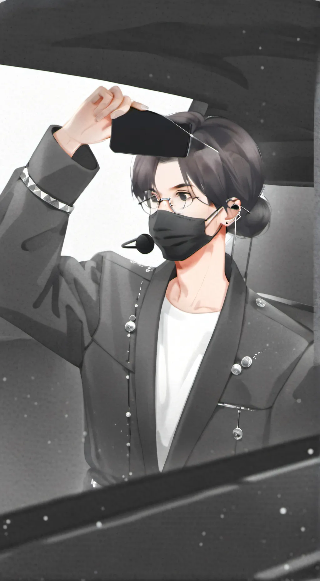 ai character: ayko  background