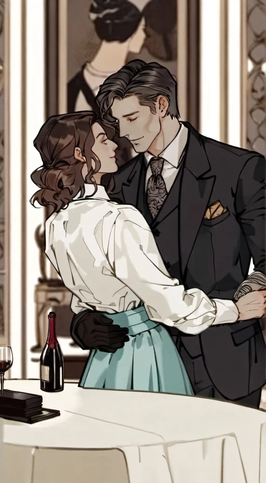 ai character: Hasseu  background