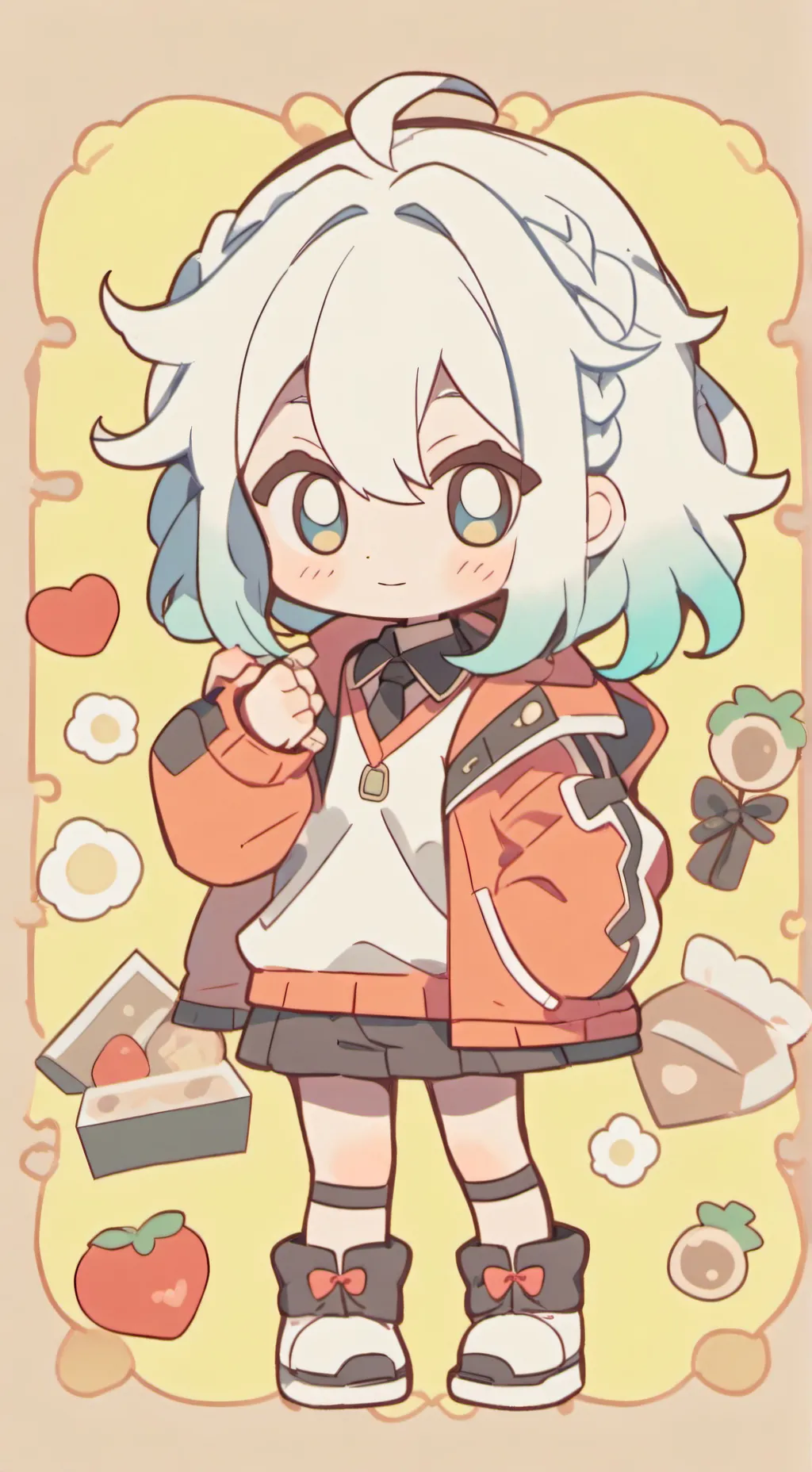 ai character: mha  background