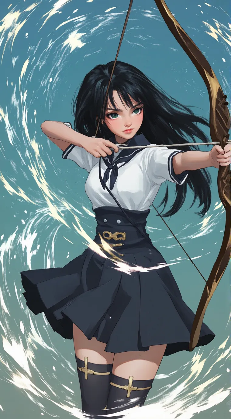 ai character: Kagome *Inuyasha* background