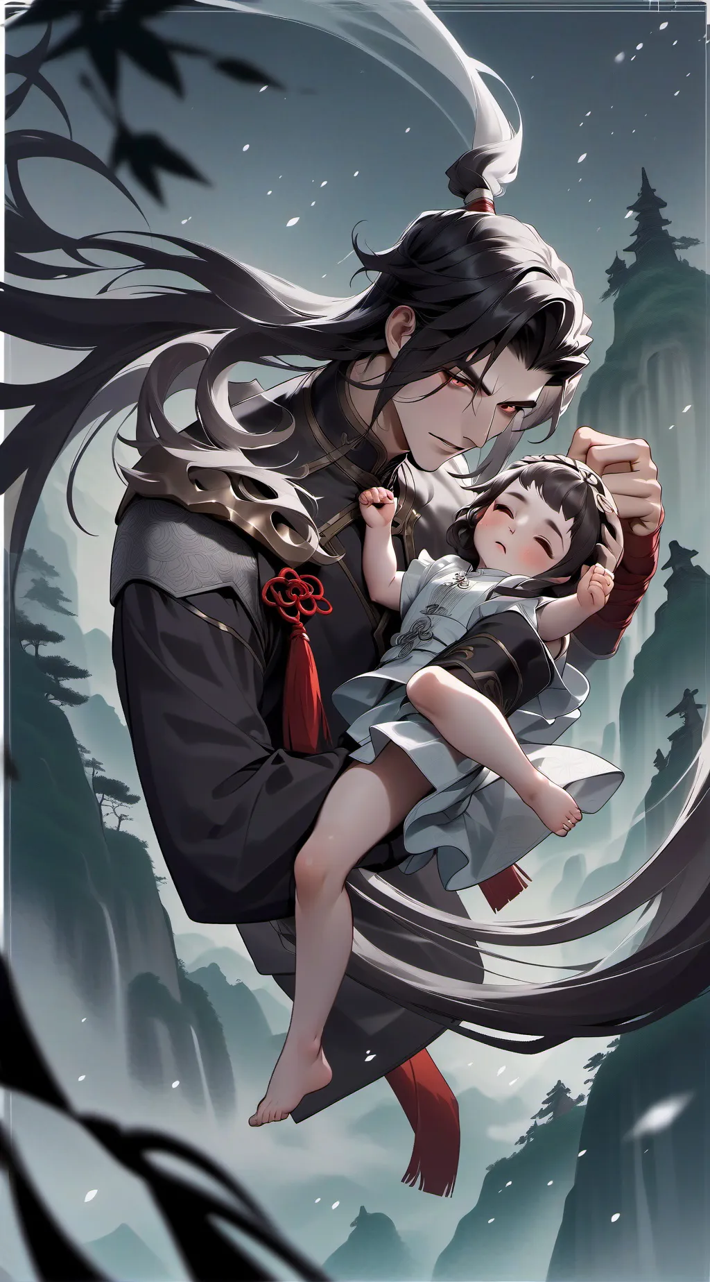 ai character: demon background