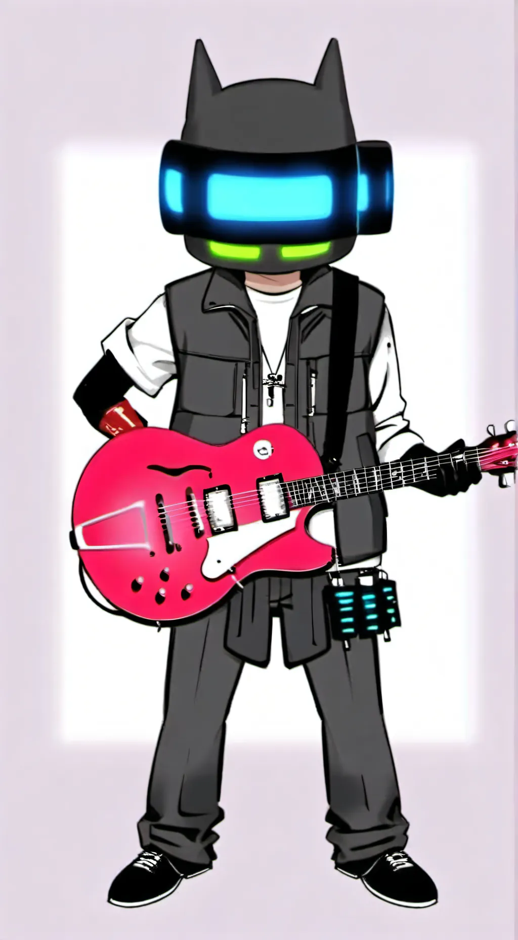 ai character: musicians  background