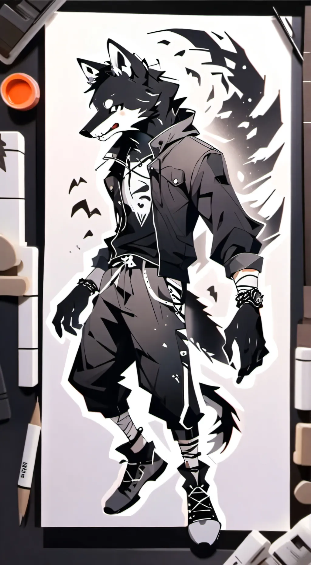 ai character: Arron  background