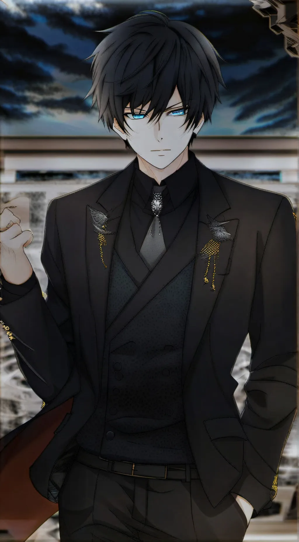 ai character: Zane  background