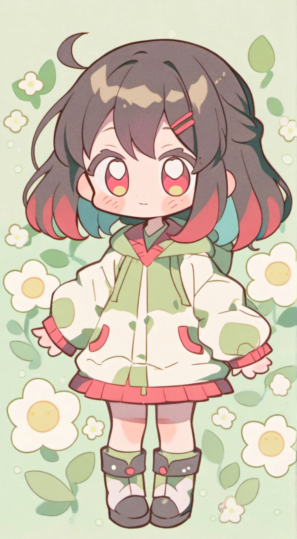 ai character: Nezuko background