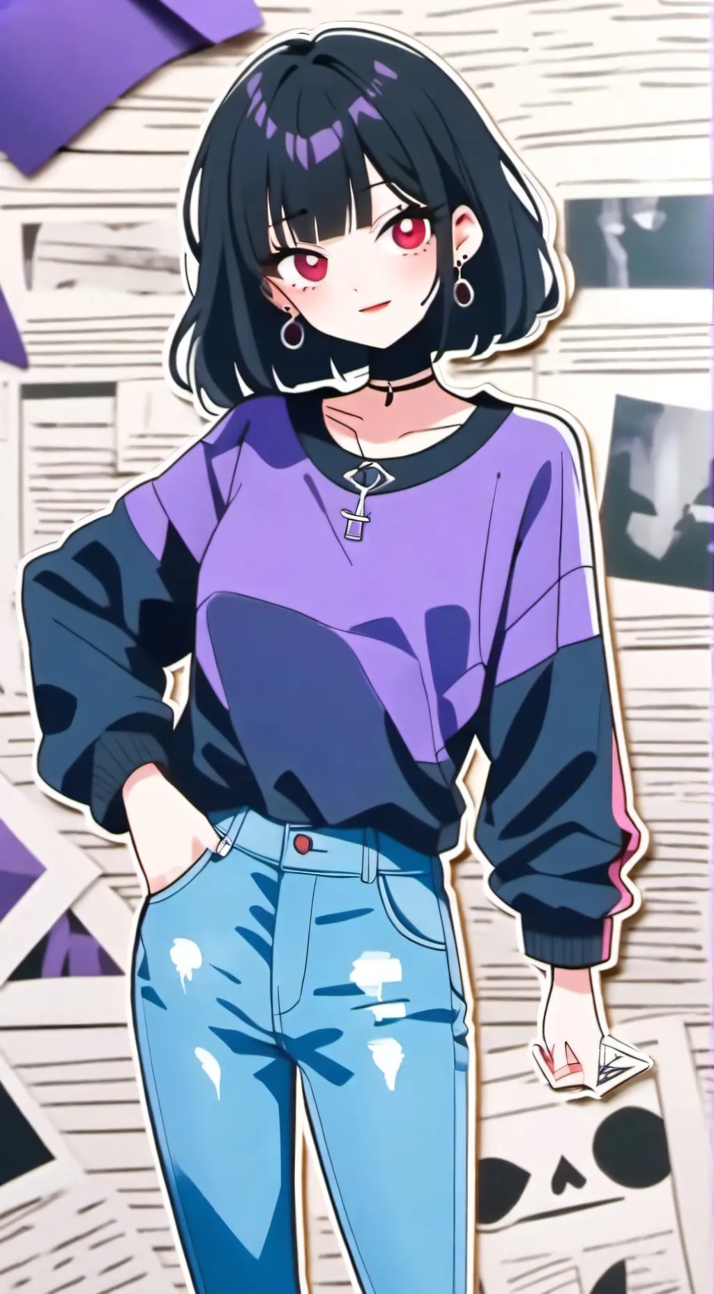 ai character: Cora Reeds! [OC] background