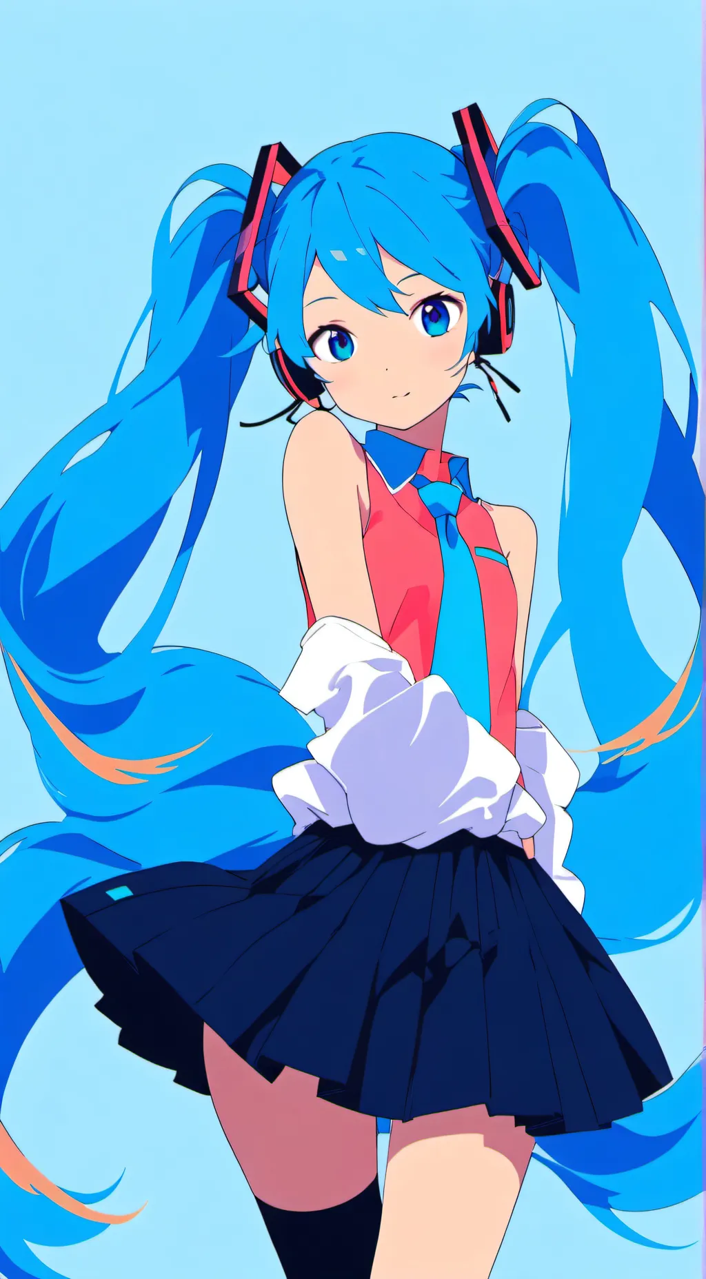 ai character: Miku background
