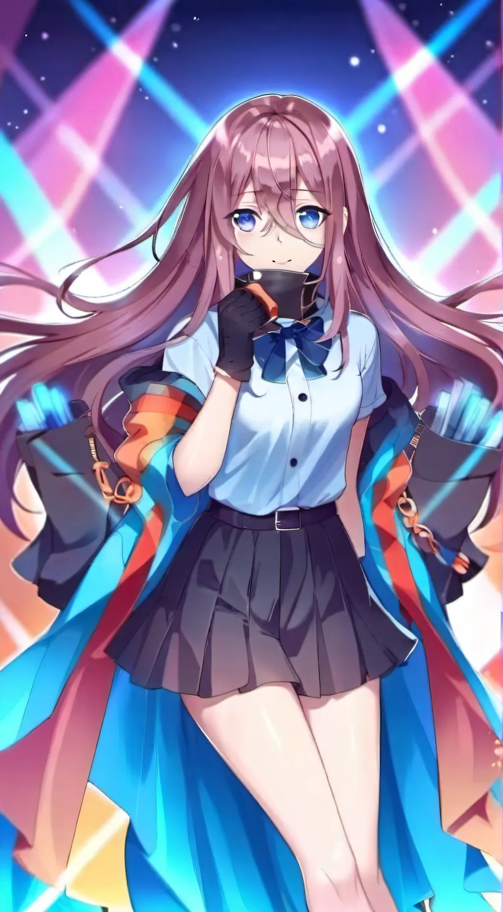 ai character: Miku nakano background