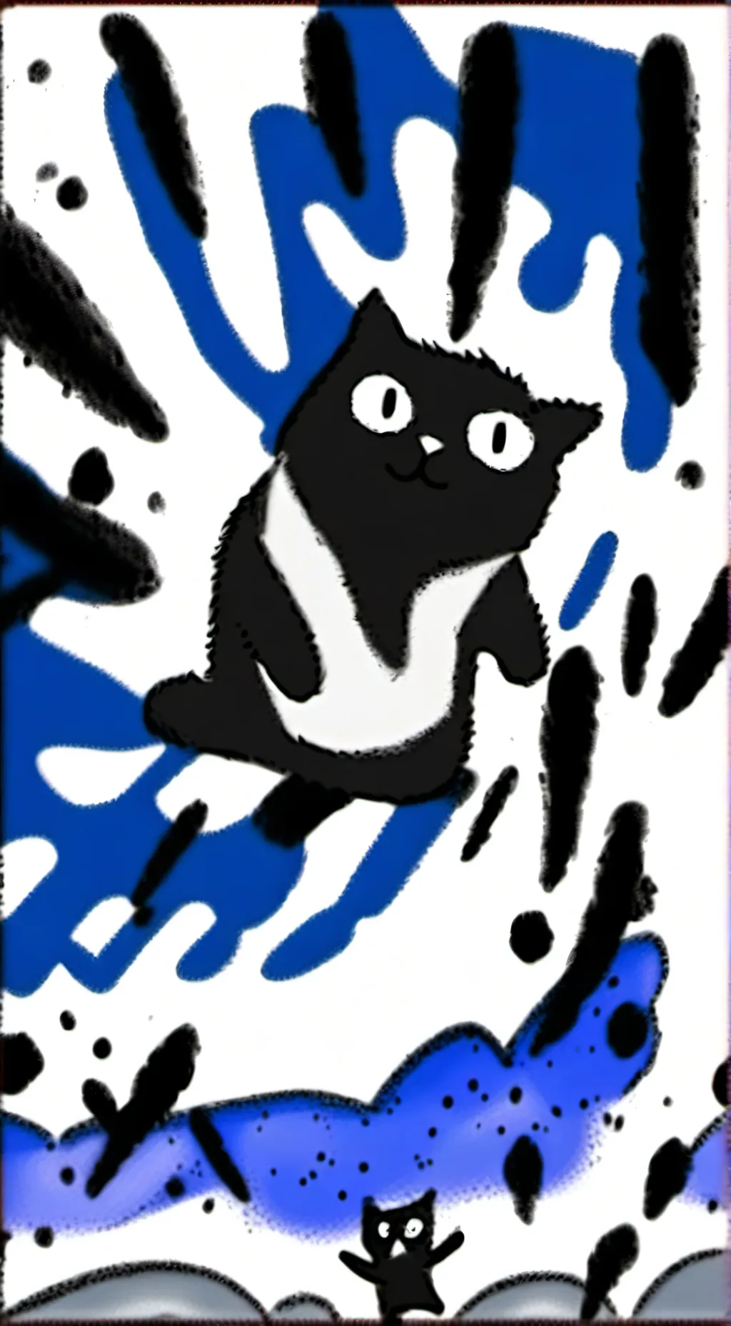 ai character: gato mora background