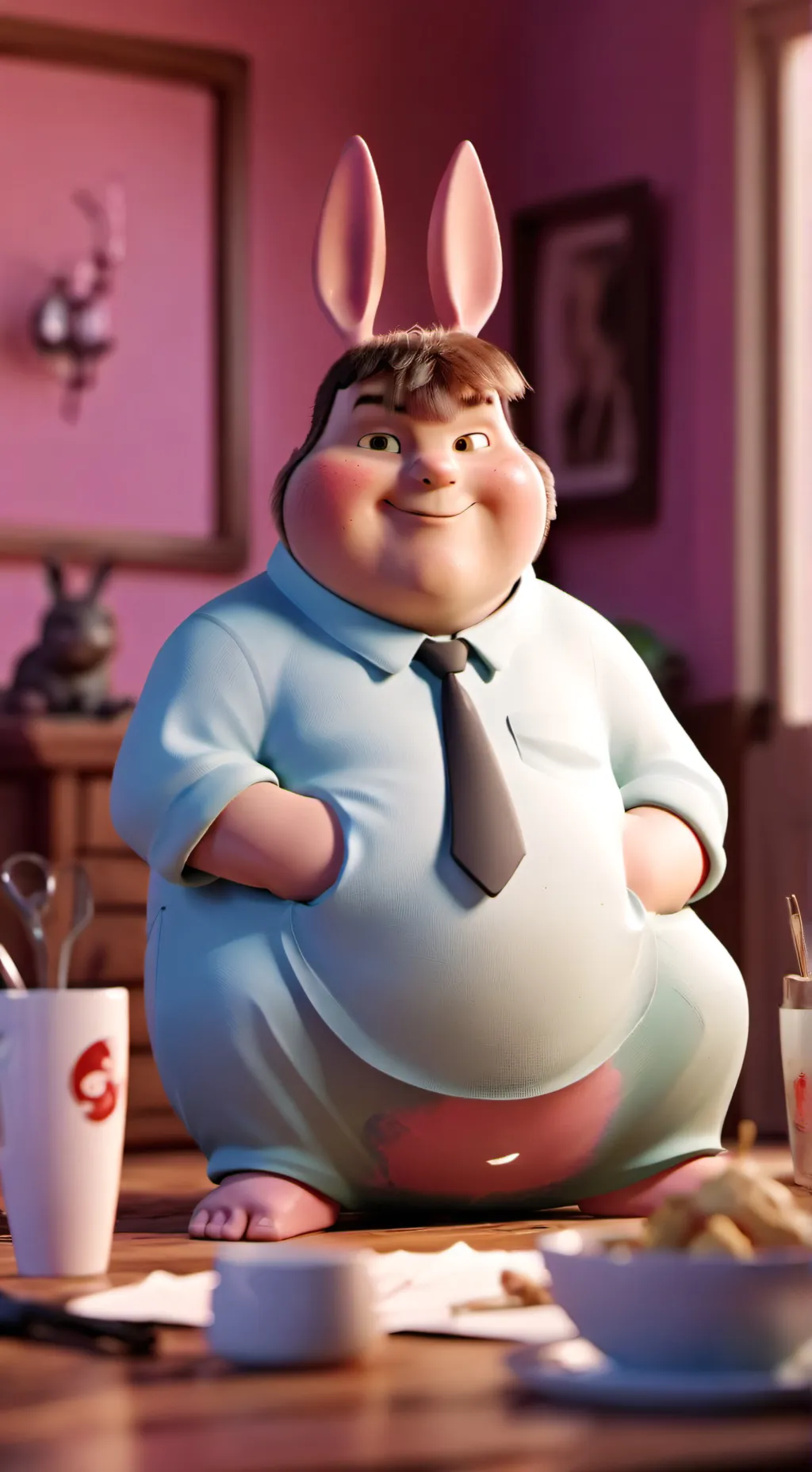 ai character: Big Chungus background