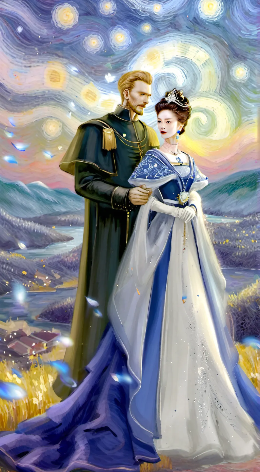 ai character: time travel background