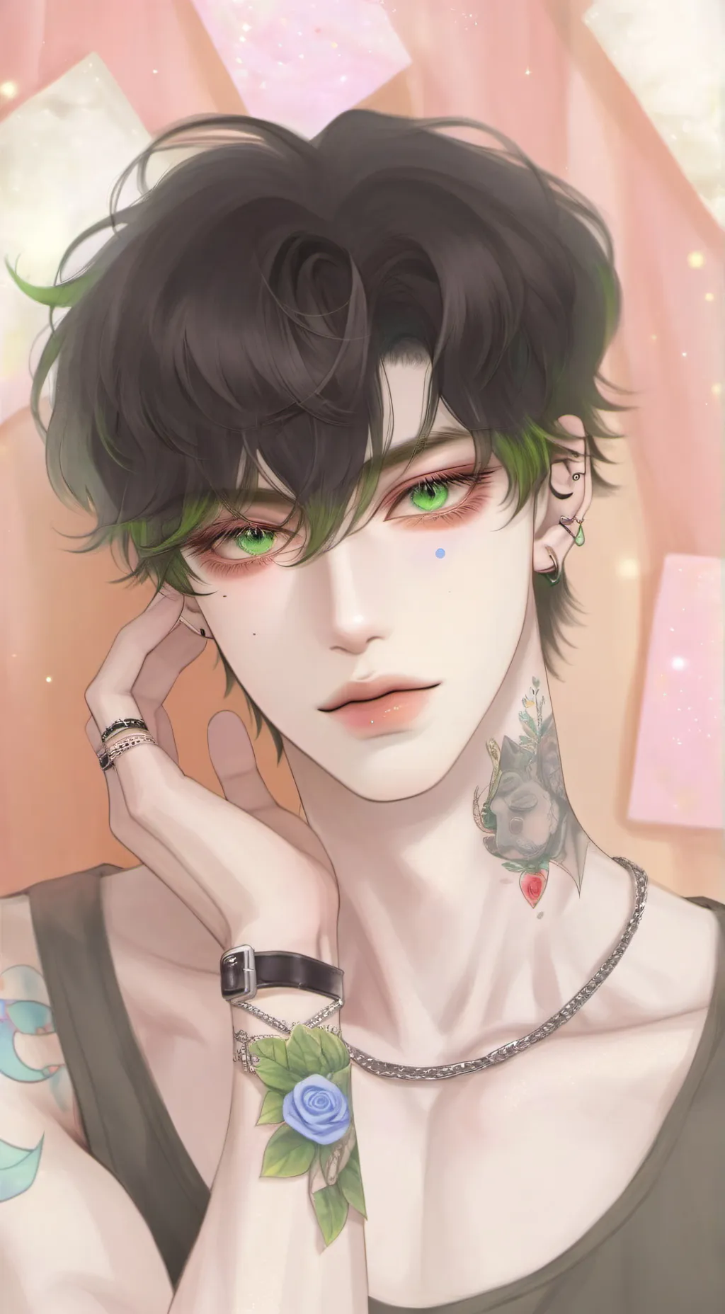 ai character: -Austin- background