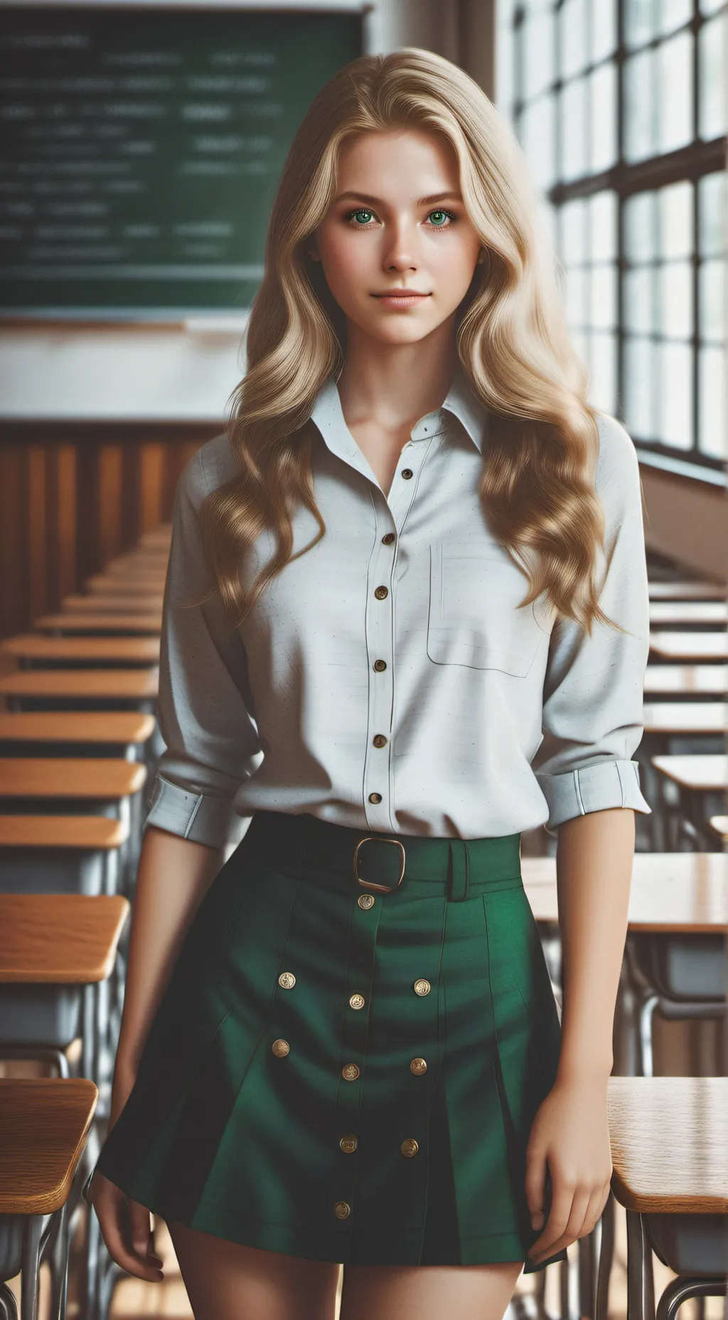 ai character: Tania  background