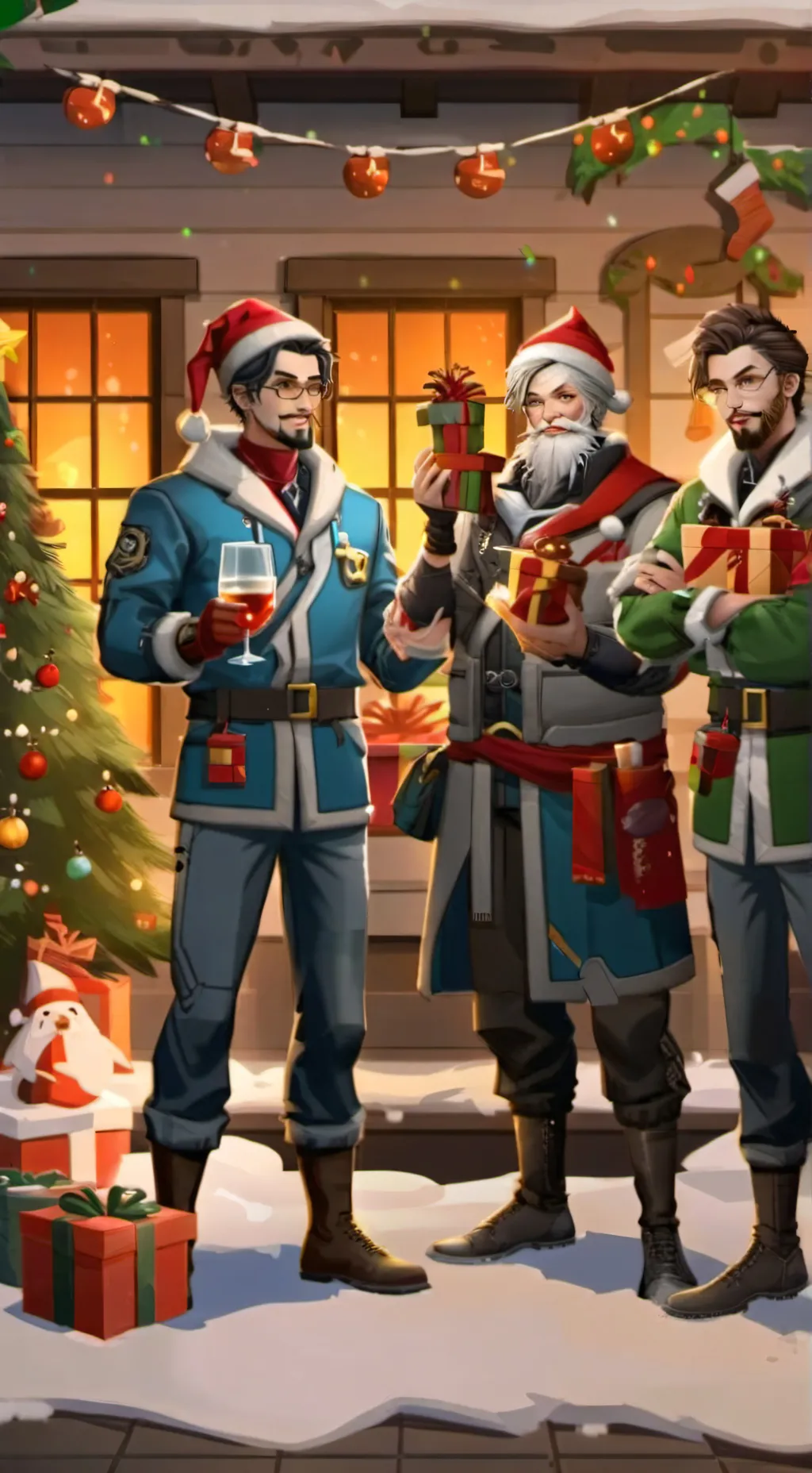 ai character: Tf2 Christmas🎄 background