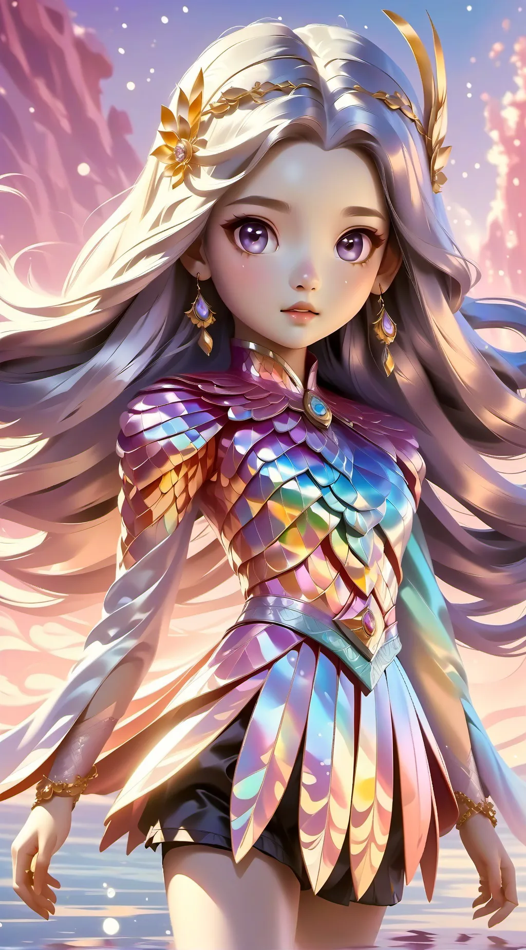 ai character: Mha battles background