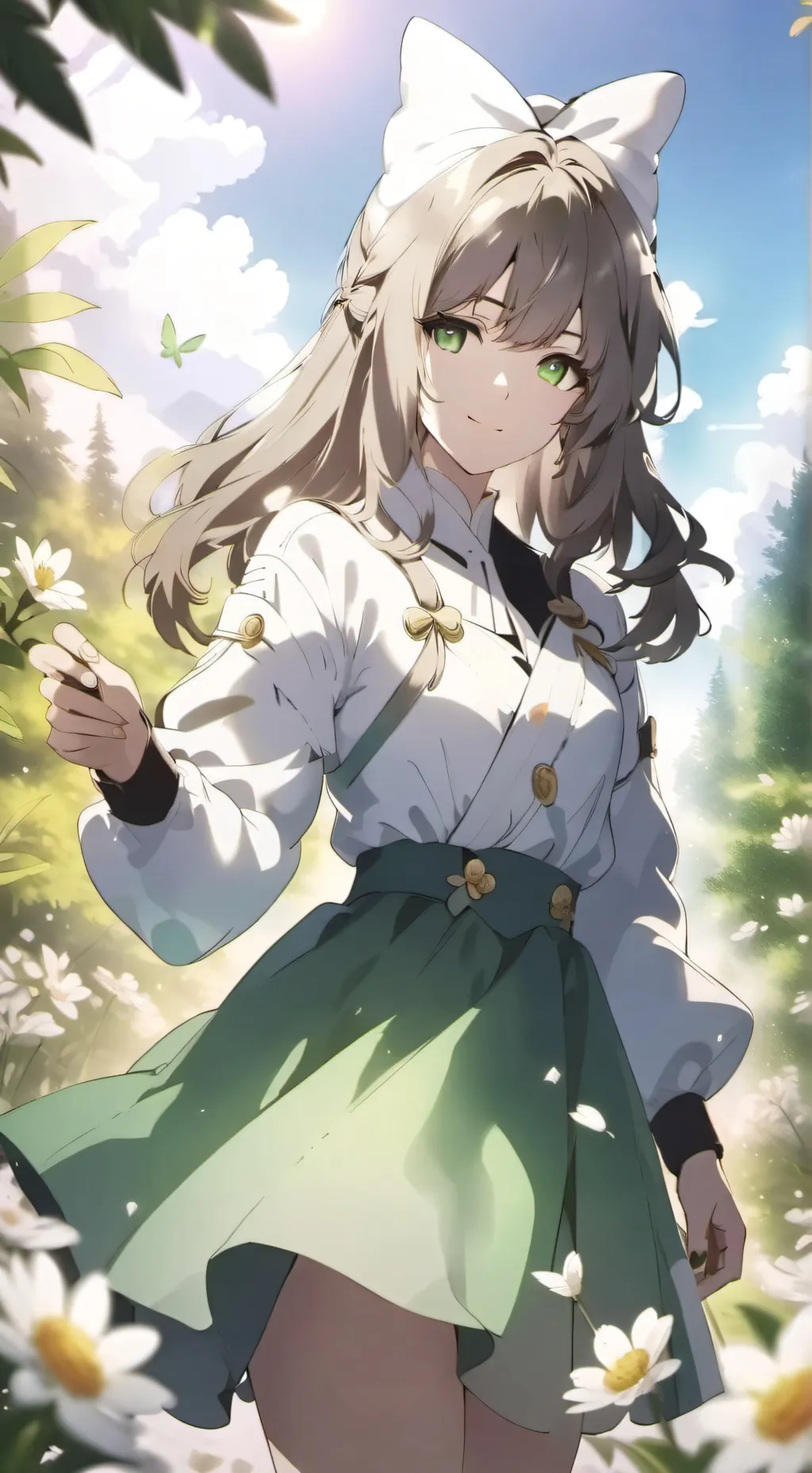 ai character: 🌾Eva✨ background