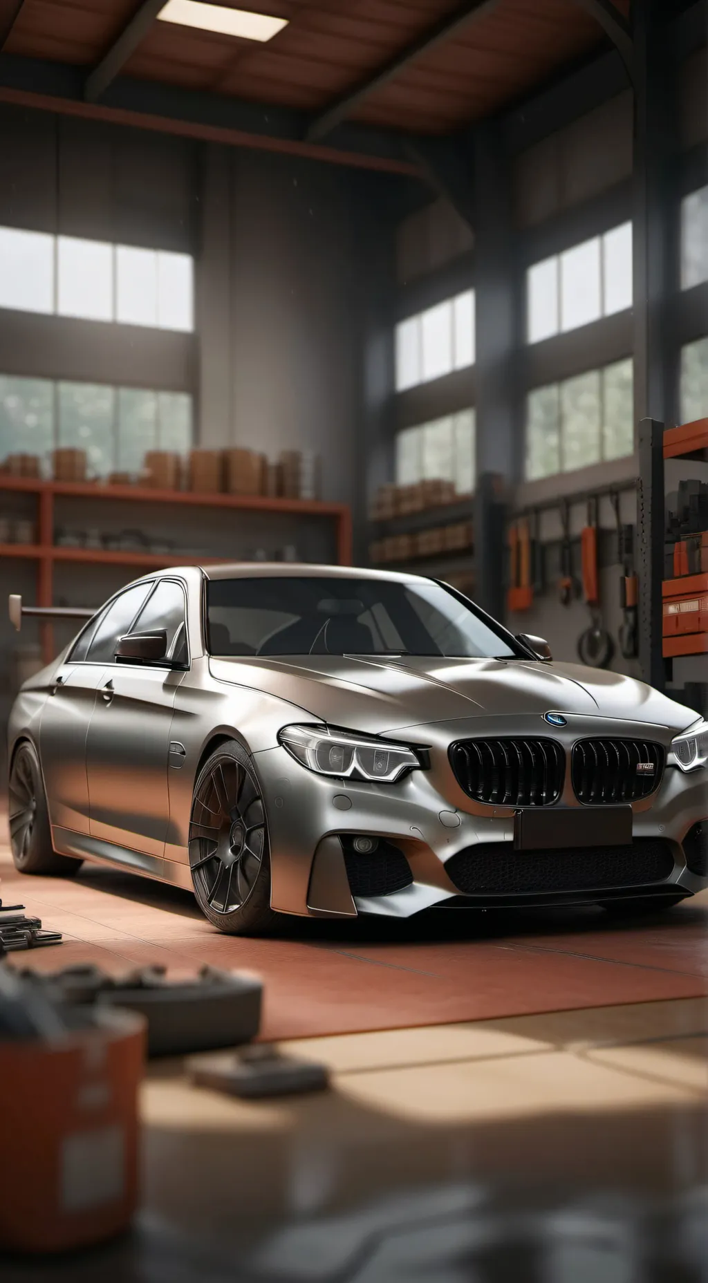 ai character: MHA Inventing Cars background