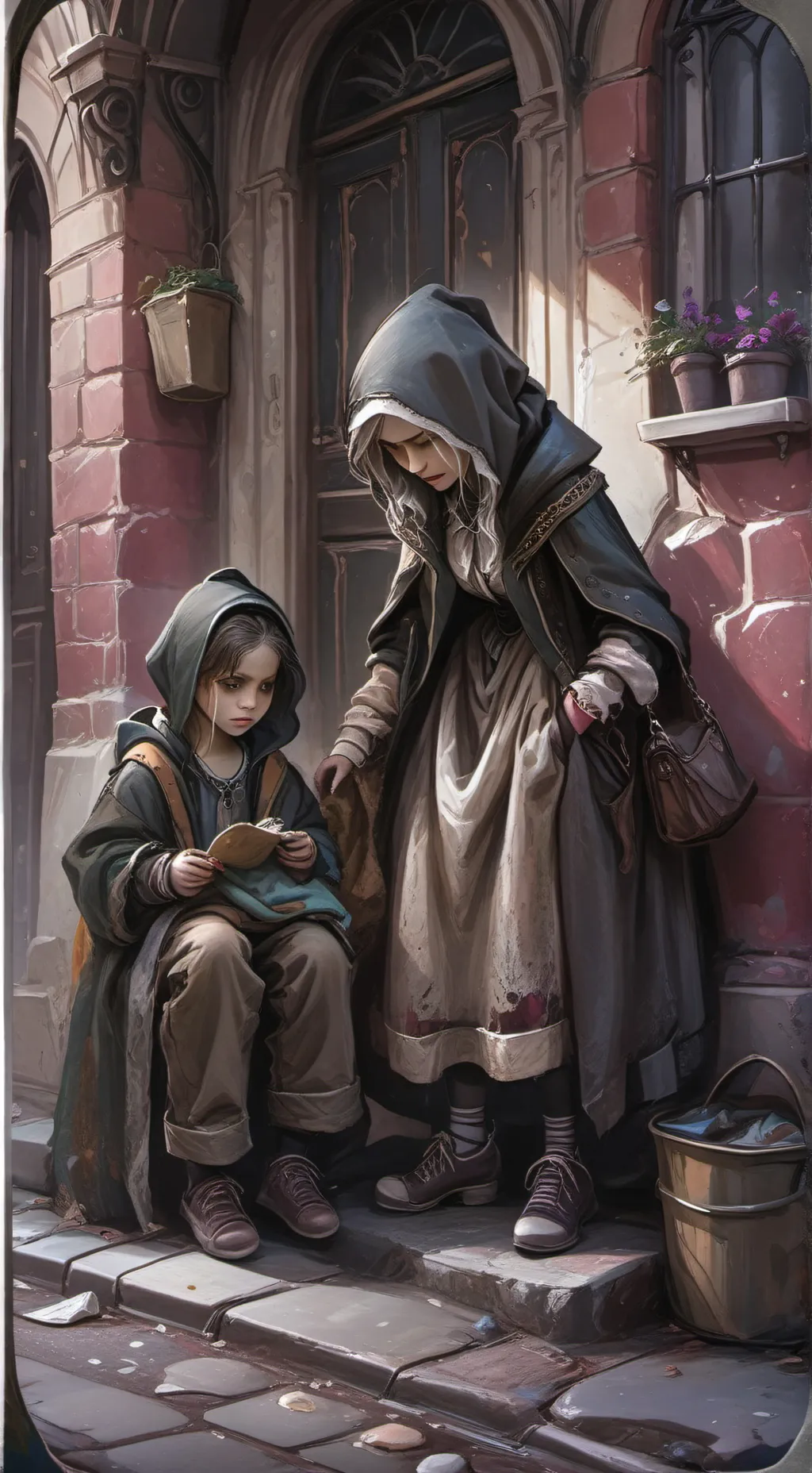 ai character: Jasmin and Coralle background