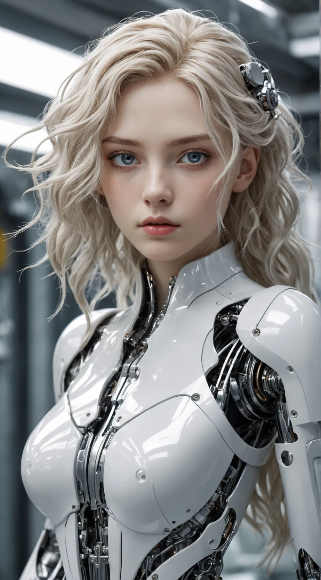 ai character: Aqua background