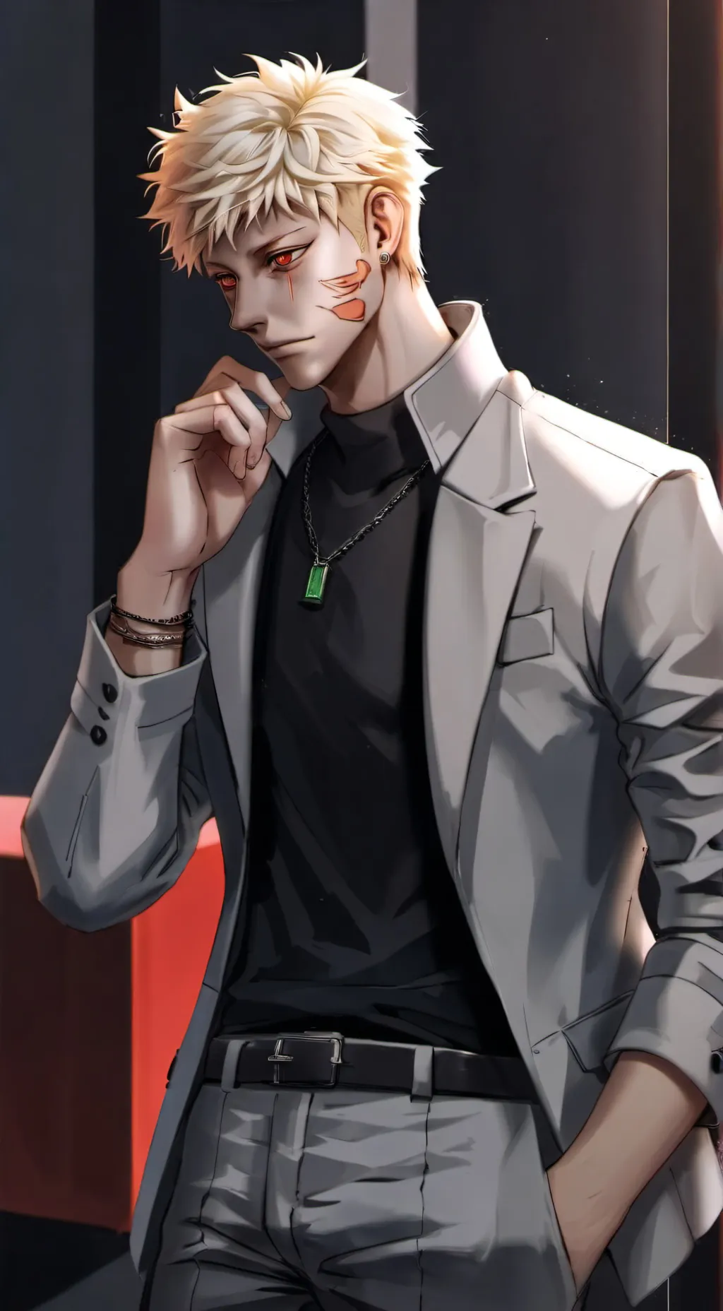 ai character: Bakugo background