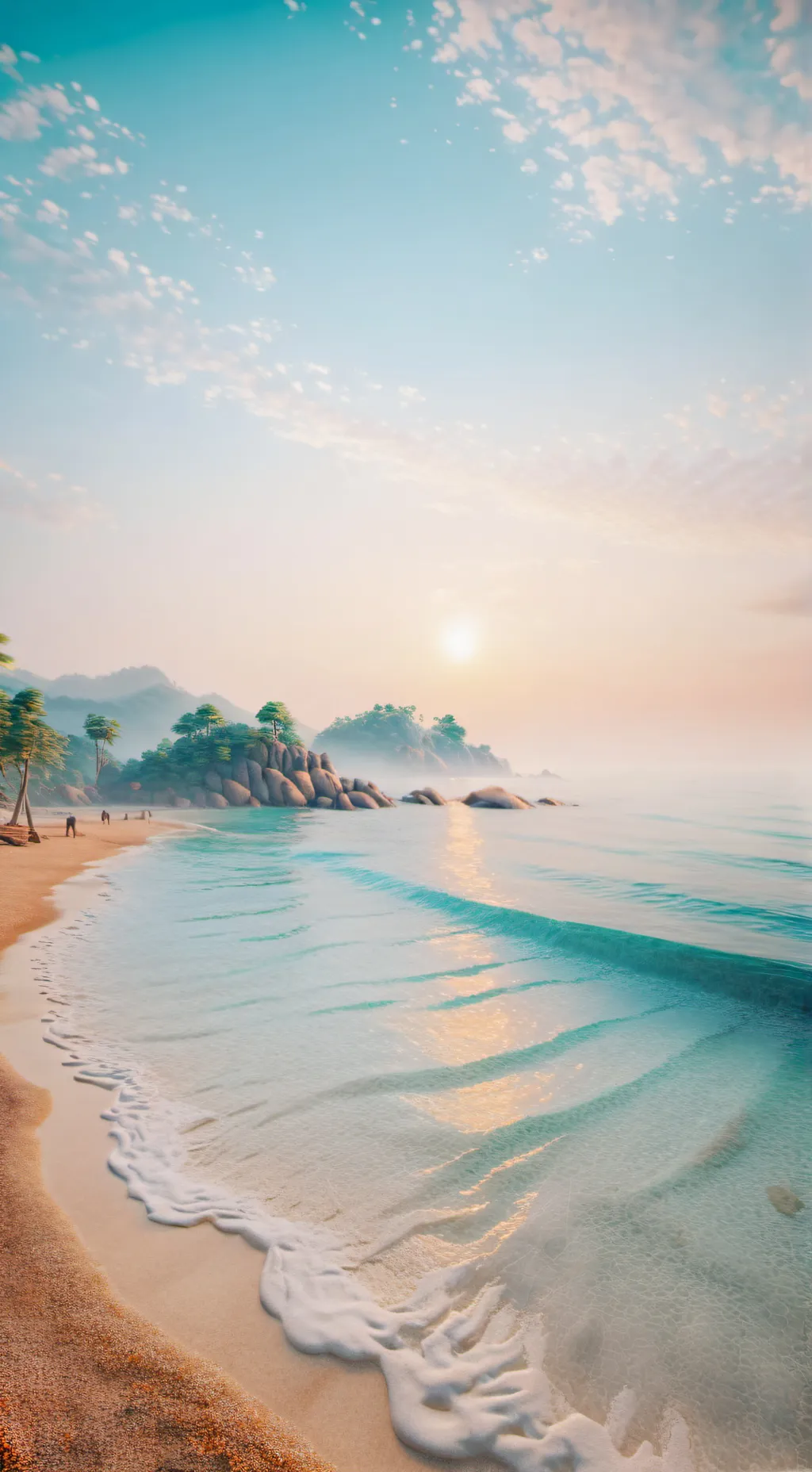 Talkie AI - Chat with bop girls on beach