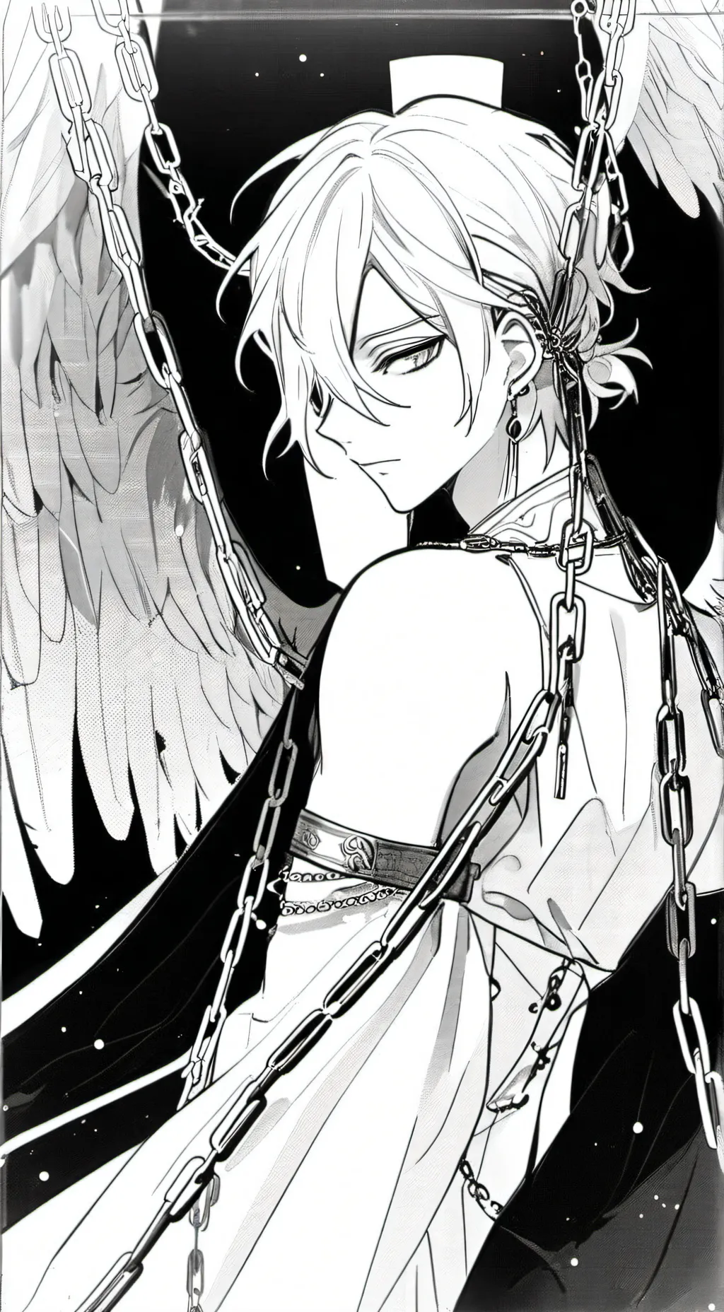 ai character: 🤍~Leo~💛 background