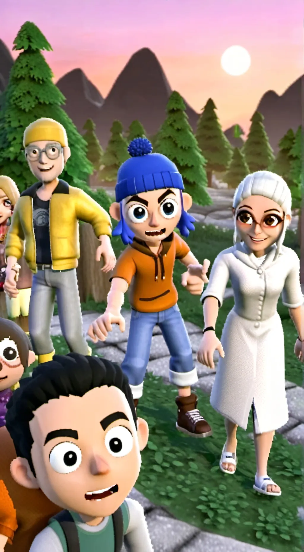 ai character: Dw bad kids background