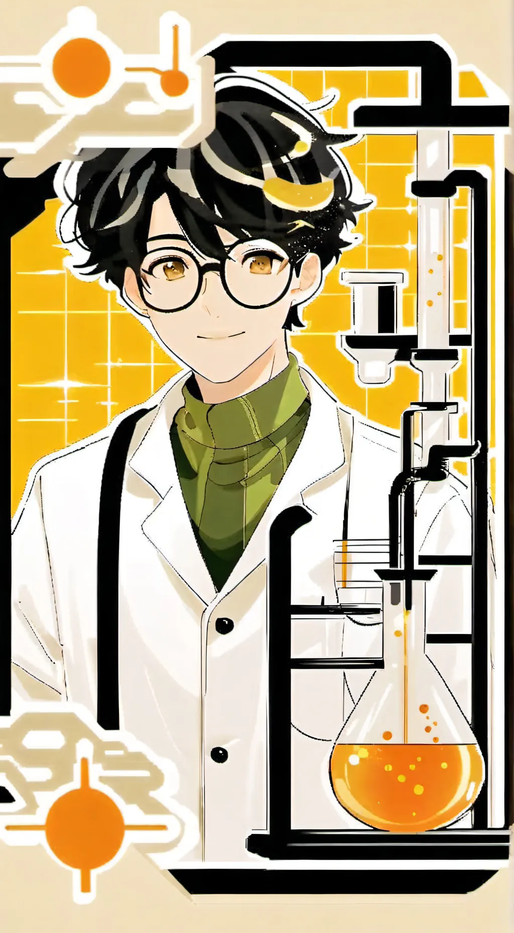 ai character: Zombie docter  background