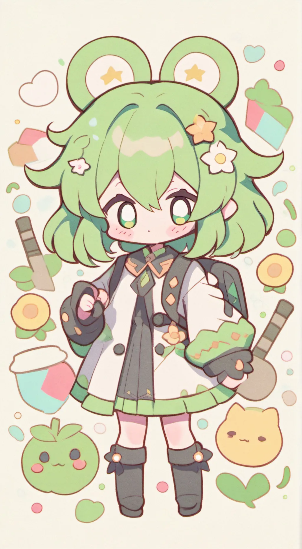 ai character: Tu hermana  background