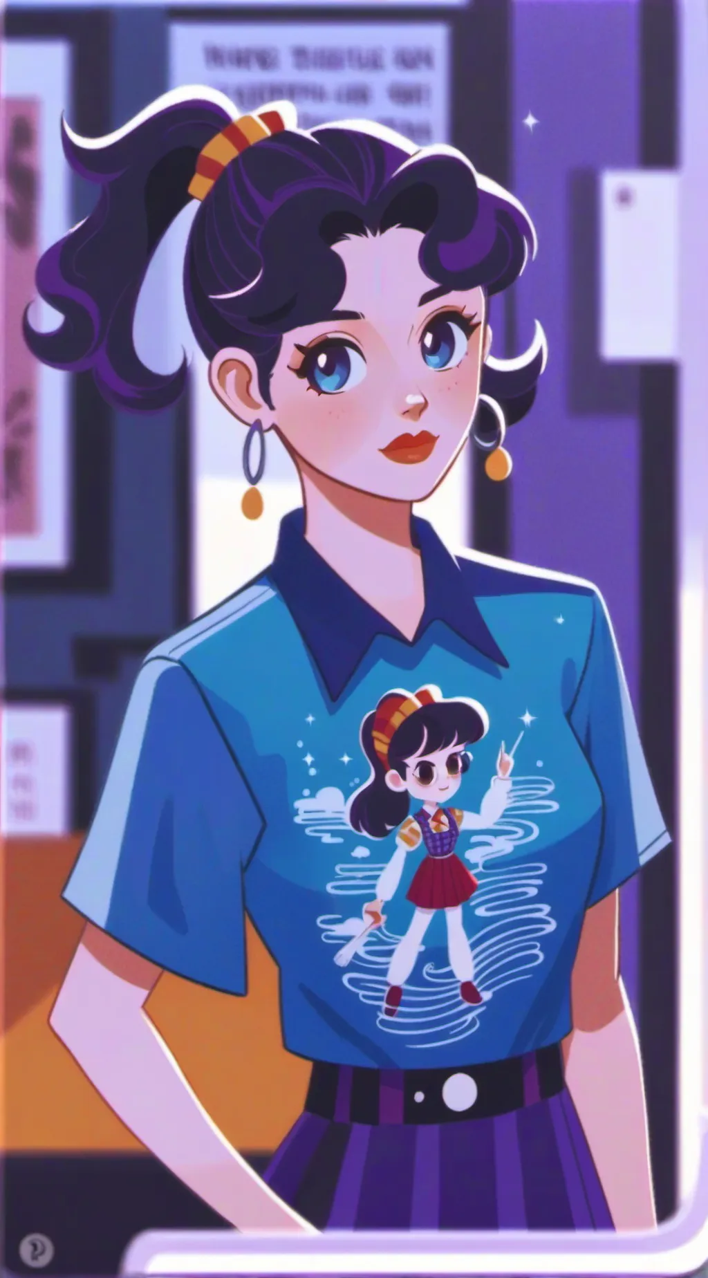 ai character: Melissa  background