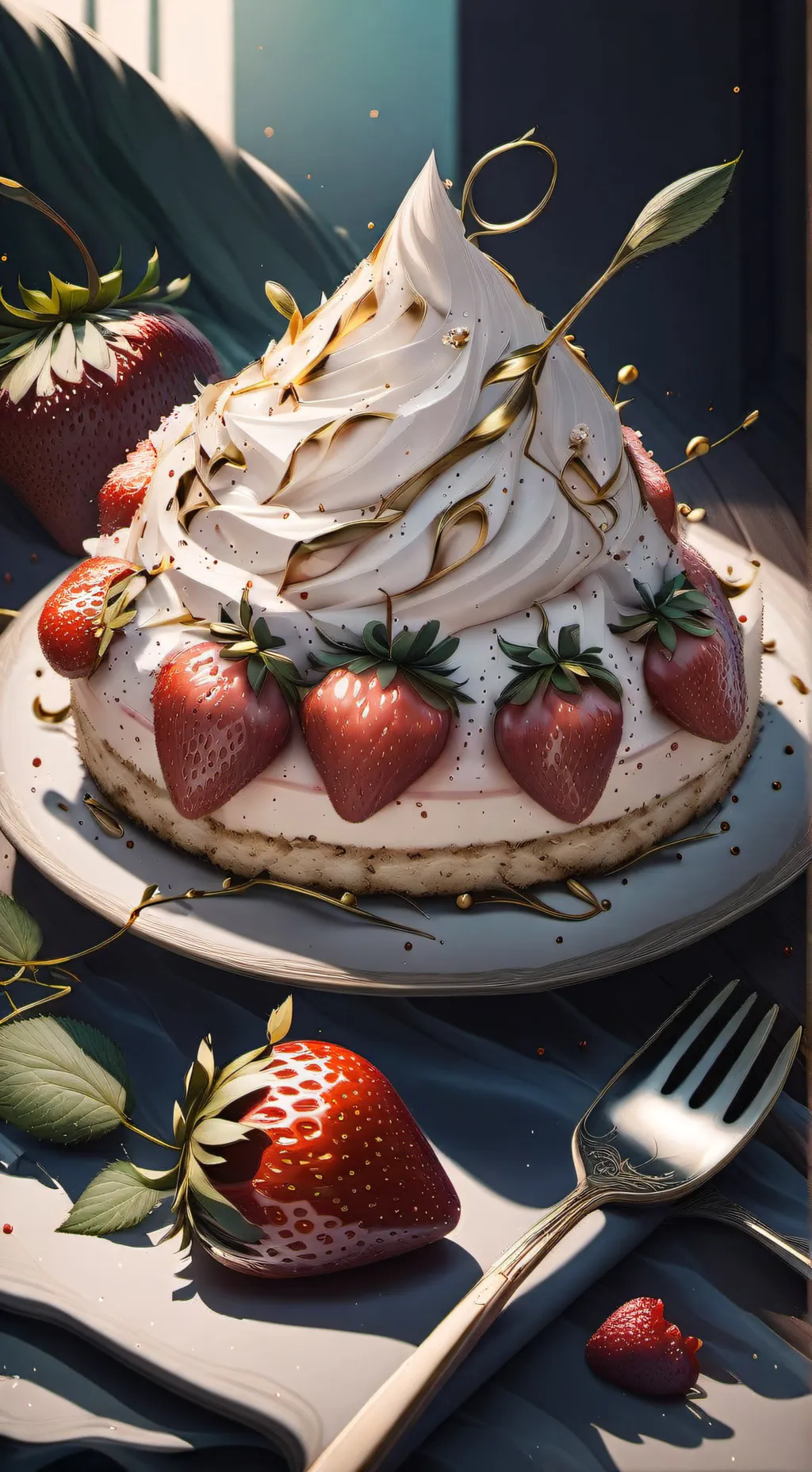 ai character: Fruitcake background