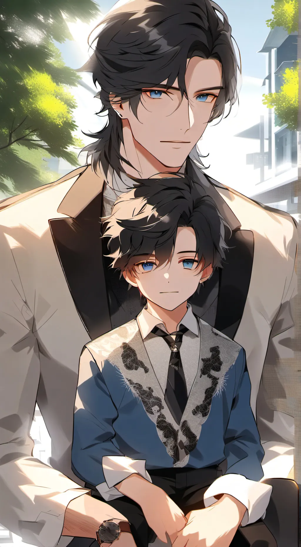 ai character: Damian background