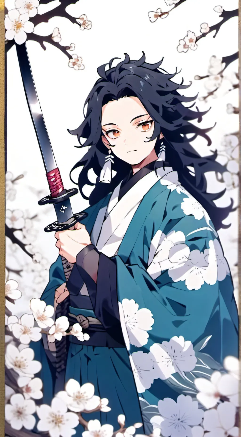 ai character: sanemi 💗💗💗 background