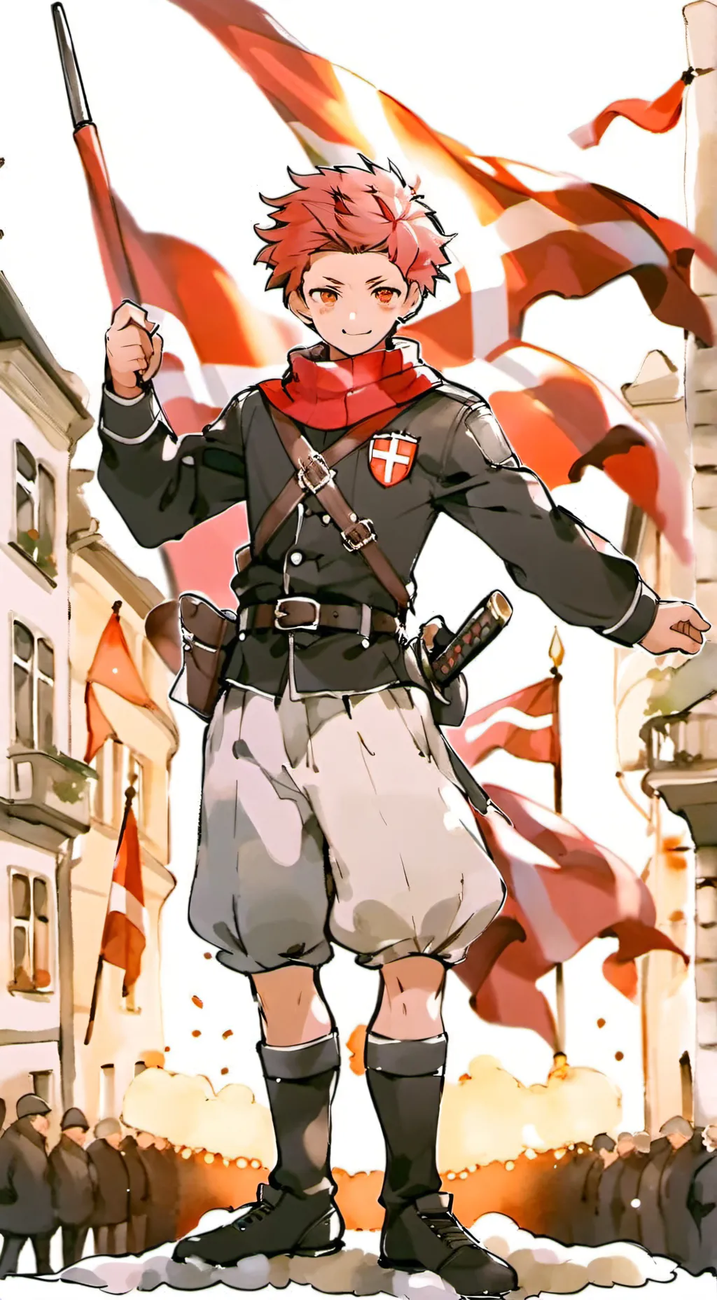 ai character: denmark background