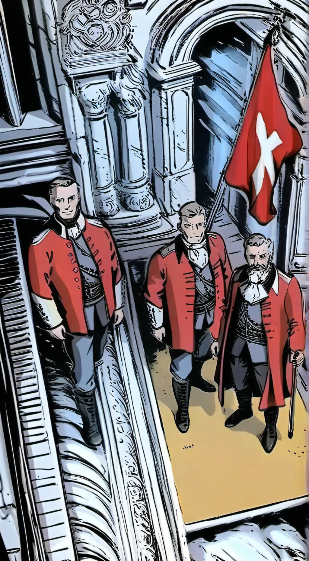 ai character: swiss background