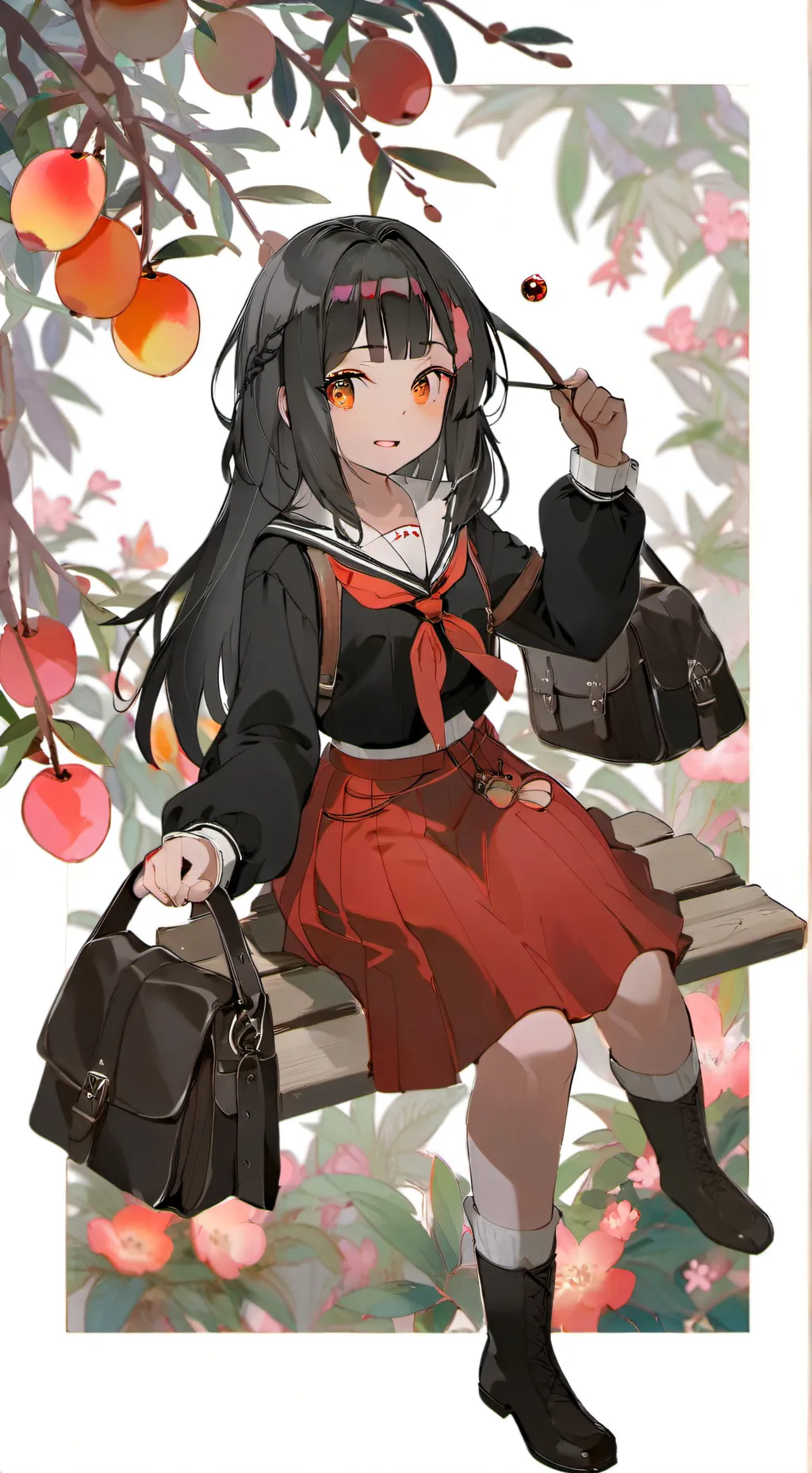 ai character: Madoka Miyanami background