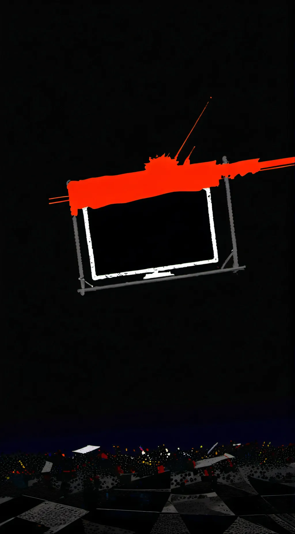 ai character: tvman large background