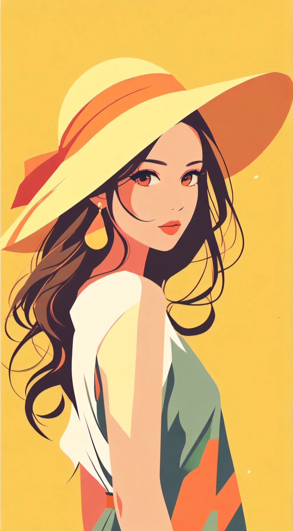 ai character: sungirl 🌞 background